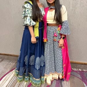 Off the shoulder lehenga